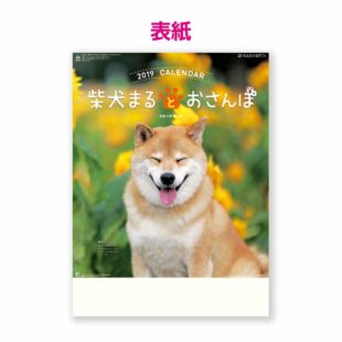 2019年 柴犬まるとおさんぽ カレンダー 壁掛け